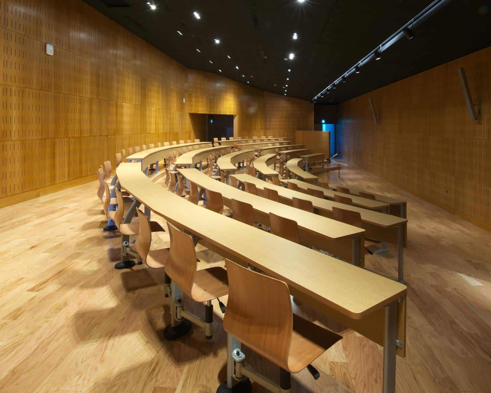 Our lecture hall hosts parents for meetings, students doing their IB exams, as well as several college meet and greets, and other events. 